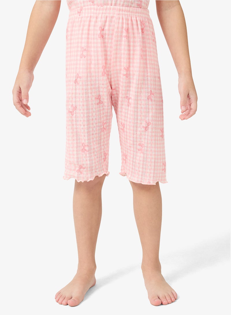 Pinata Bow Print Short Pyjamas - Image 4